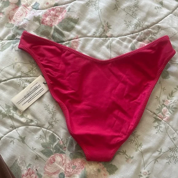 Montce Raspberry Bikini Bottom - Picture 2 of 5